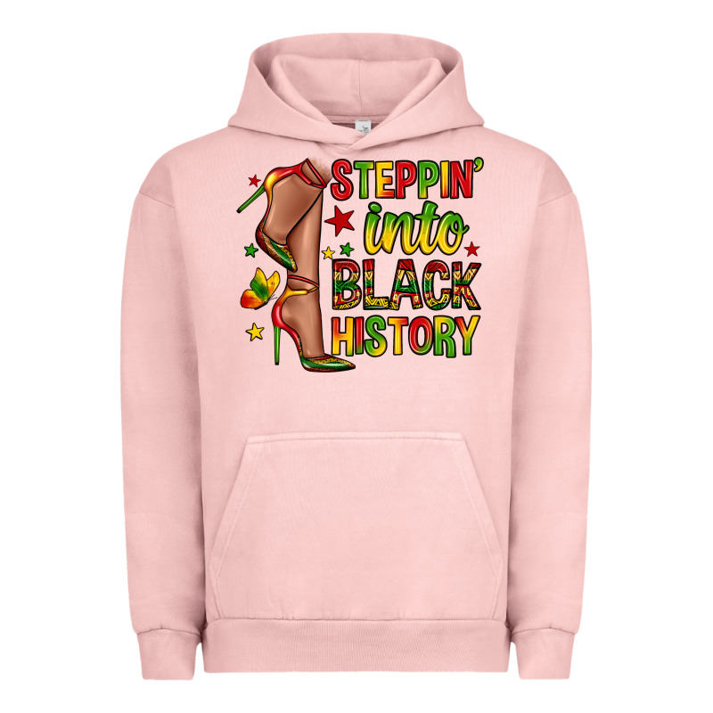 Steppin Into Black History Urban Hoodie by Zillion Design Studio | Teevron