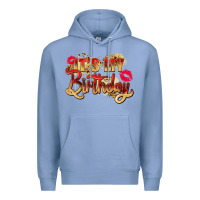 Colony Blue it's my birthday Premium Hoodie - Zillion Design Studio
