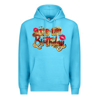 Ocean Blue it's my birthday Premium Hoodie - Zillion Design Studio