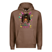 Chestnut afro locs hair stylist messy bun tbw Premium Hoodie - texasbilliewilder
