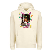 Sandshell afro locs hair stylist messy bun tbw Premium Hoodie - texasbilliewilder