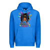 True Royal afro locs hair stylist messy bun tbw Premium Hoodie - texasbilliewilder