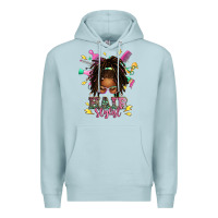 Blue Mist afro locs hair stylist messy bun tbw Premium Hoodie - texasbilliewilder