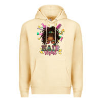 Pina Colada afro locs hair stylist messy bun tbw Premium Hoodie - texasbilliewilder