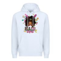 Afro Locs Hair Stylist Messy Bun Tbw Premium Hoodie | Teevron