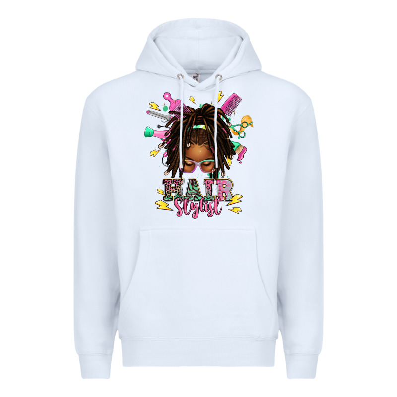 Afro Locs Hair Stylist Messy Bun Tbw Premium Hoodie by texasbilliewilder | Teevron