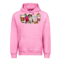 Fuchsia Pink st. bernard dog coffee cups Urban Hoodie - texasbilliewilder