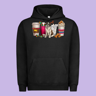 Urban Hoodie st. bernard dog coffee cups