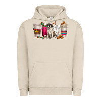 Pigment French Oak st. bernard dog coffee cups Urban Hoodie - texasbilliewilder