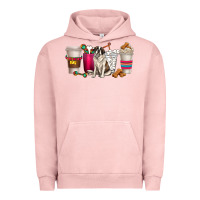 Pigment Salmon st. bernard dog coffee cups Urban Hoodie - texasbilliewilder