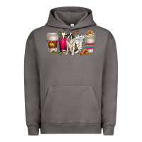 Pigment Tornado st. bernard dog coffee cups Urban Hoodie - texasbilliewilder
