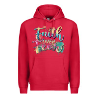 Cardinal faith over fear Premium Hoodie - Zillion Design Studio