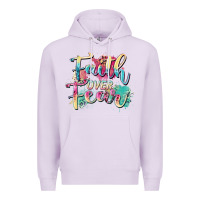 Faith Over Fear Premium Hoodie | Teevron