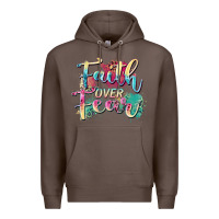 Coffee faith over fear Premium Hoodie - Zillion Design Studio