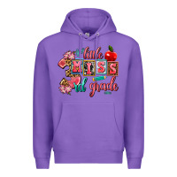 Purple little miss 3rd grade Premium Hoodie - AdoDesignShop