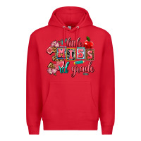 Red little miss 3rd grade Premium Hoodie - AdoDesignShop