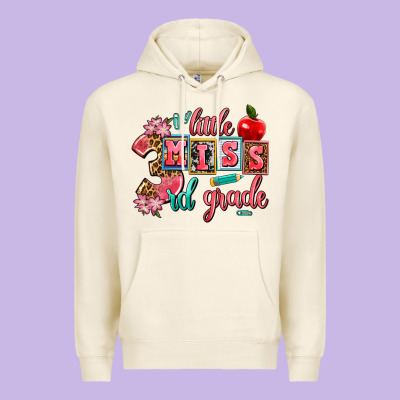Little Miss 3rd Grade Premium Hoodie Designed By Adodesignshop