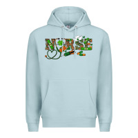 Blue Mist St. Patrick's Day Nurse Premium Hoodie - RanaPortraitStore