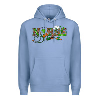 Colony Blue St. Patrick's Day Nurse Premium Hoodie - RanaPortraitStore