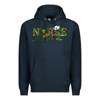 Navy St. Patrick's Day Nurse Premium Hoodie - RanaPortraitStore