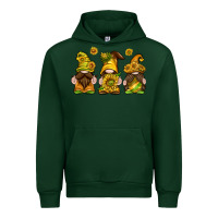 Forest Green sunflower gnomies Urban Hoodie - texasbilliewilder