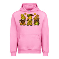 Fuchsia Pink sunflower gnomies Urban Hoodie - texasbilliewilder