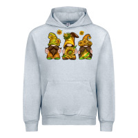 Heather Grey sunflower gnomies Urban Hoodie - texasbilliewilder