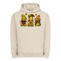 Pigment French Oak sunflower gnomies Urban Hoodie - texasbilliewilder