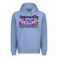 Colony Blue apparently im dramatic Premium Hoodie - texasbilliewilder