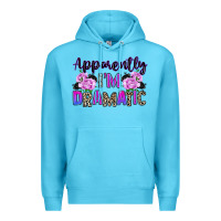Ocean Blue apparently im dramatic Premium Hoodie - texasbilliewilder
