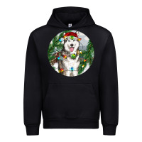 Husky And Farm Ornament Urban Hoodie | Teevron