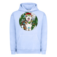 Pigment Grape Ice husky and farm ornament Urban Hoodie - RanaPortraitStore