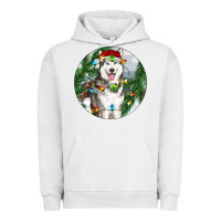 Pigment Lunar Rock husky and farm ornament Urban Hoodie - RanaPortraitStore