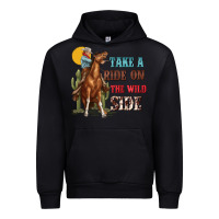 Black take a ride on the wild side with rodeo Urban Hoodie - texasbilliewilder
