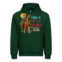 Forest Green take a ride on the wild side with rodeo Urban Hoodie - texasbilliewilder