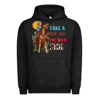 Pigment Black take a ride on the wild side with rodeo Urban Hoodie - texasbilliewilder
