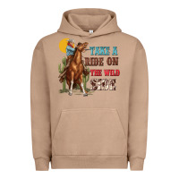 Pigment Burro take a ride on the wild side with rodeo Urban Hoodie - texasbilliewilder