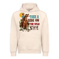 Sandshell take a ride on the wild side with rodeo Urban Hoodie - texasbilliewilder