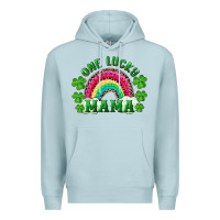 Blue Mist st patrick's day one lucky mama Premium Hoodie - RanaPortraitStore