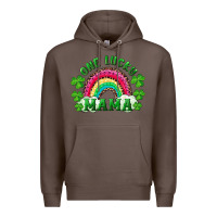 Coffee st patrick's day one lucky mama Premium Hoodie - RanaPortraitStore