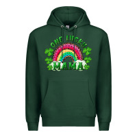 Sports Green st patrick's day one lucky mama Premium Hoodie - RanaPortraitStore