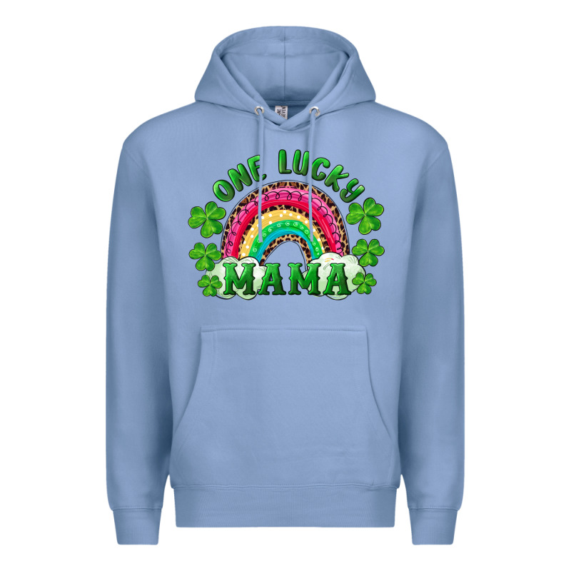 St Patrick's Day One Lucky Mama Premium Hoodie by RanaPortraitStore | Teevron