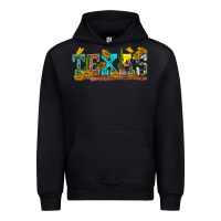 Black texas Urban Hoodie - texasbilliewilder