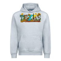 Heather Grey texas Urban Hoodie - texasbilliewilder