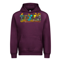 Mauve Wine texas Urban Hoodie - texasbilliewilder