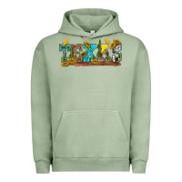Pigment Oil Green texas Urban Hoodie - texasbilliewilder