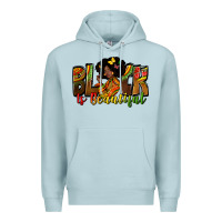 Blue Mist black is beautiful Premium Hoodie - Zillion Design Studio