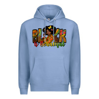 Colony Blue black is beautiful Premium Hoodie - Zillion Design Studio
