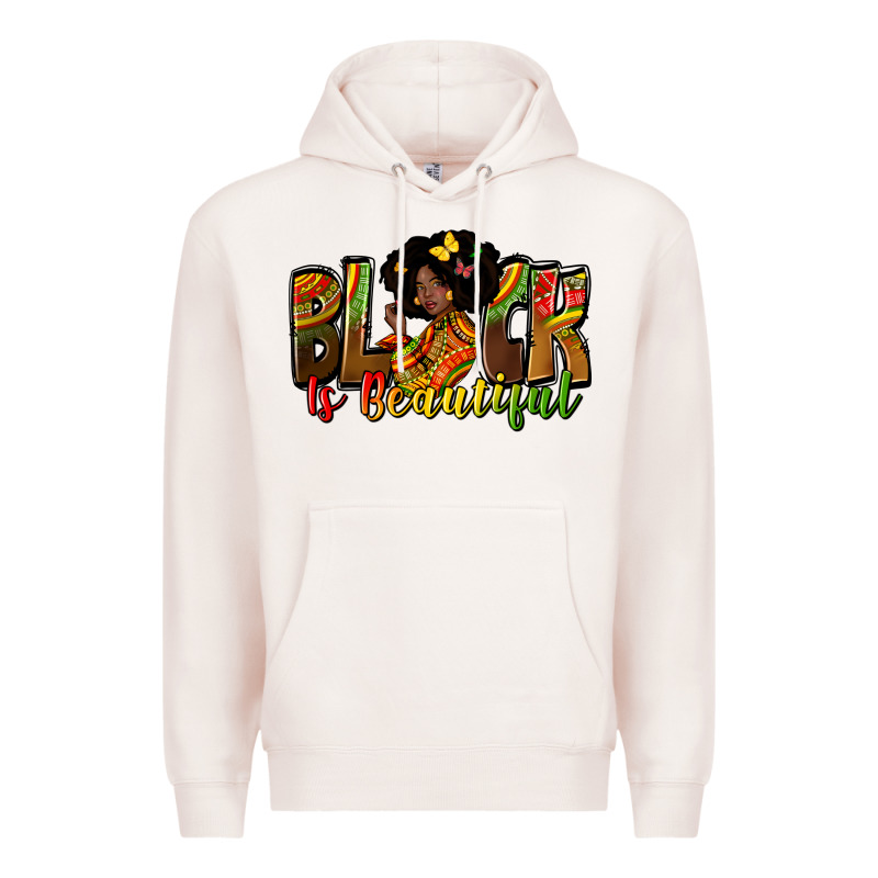 Black Is Beautiful Premium Hoodie by Zillion Design Studio | Teevron