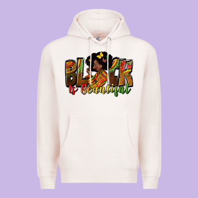 Black Is Beautiful Premium Hoodie Designed By Zillion Design Studio